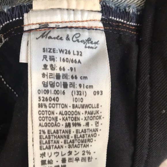 Levi’s Made & Craft Shears Straight Jean - 26x28 - Picture 11 of 13